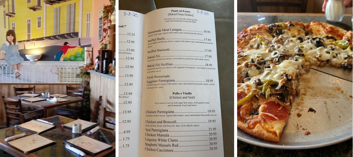 Fabio's Pizza Menu
