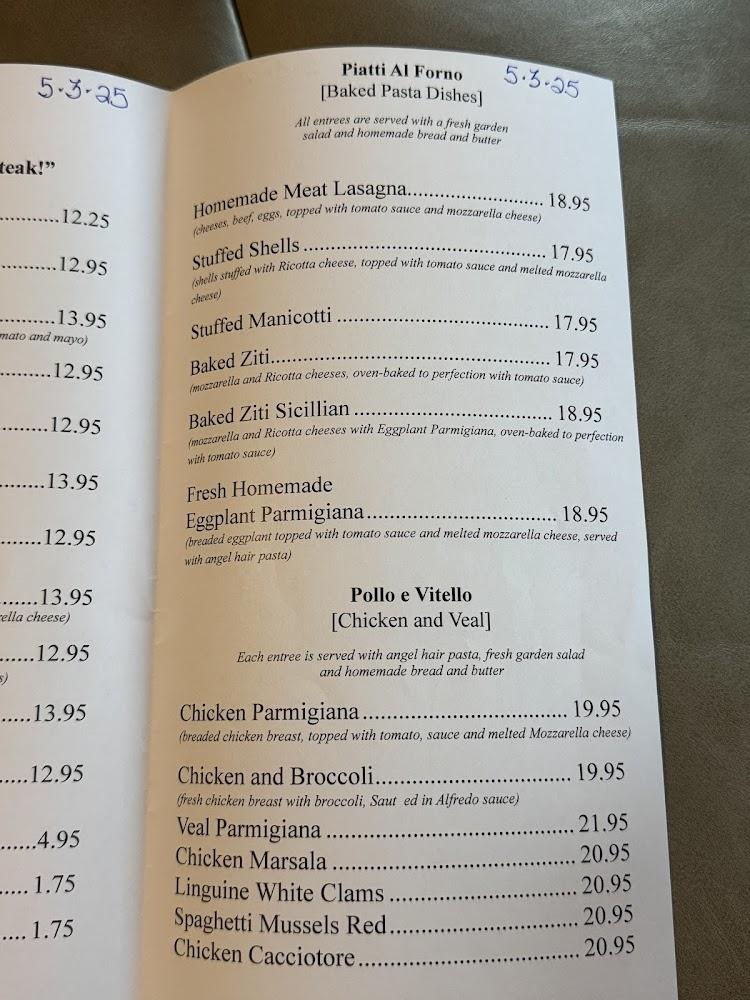 Fabio's Pizza Menu image 1