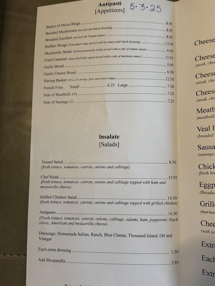Fabio's Pizza Menu image 3